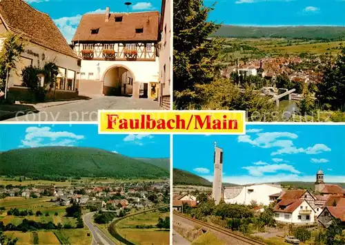 AK / Ansichtskarte Faulbach Unterfranken Ortsansichten  Faulbach Unterfranken Kat. Faulbach