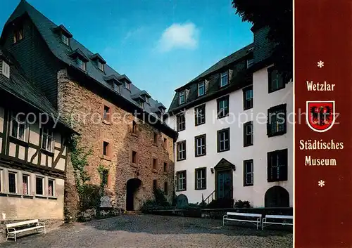 AK / Ansichtskarte Wetzlar Staedtisches Museum Lottehaus Zehntscheune Ritterherberge Wetzlar Kat. Wetzlar