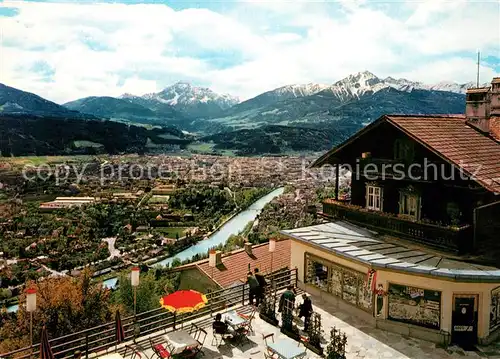 AK / Ansichtskarte Innsbruck Hungerburg Serles Nockspitze Innsbruck Kat. Innsbruck