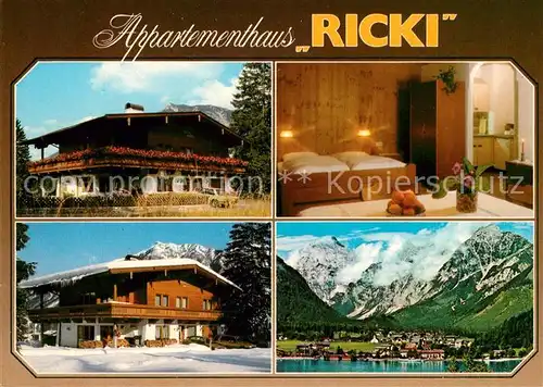 AK / Ansichtskarte Pertisau Achensee Appartementhaus Ricki Pertisau Achensee Kat. Eben am Achensee