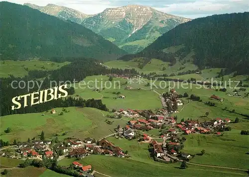 AK / Ansichtskarte Steibis Fliegeraufnahme Hochgrat Steibis Kat. Oberstaufen