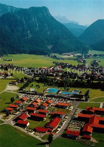 AK / Ansichtskarte Inzell Fliegeraufnahme Falkenstein Schwimmbad  Inzell Kat. Inzell