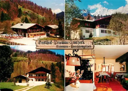 AK / Ansichtskarte Ramsau Berchtesgaden Gasthof Pension Hocheck Alpenblick Ramsau Berchtesgaden Kat. Ramsau b.Berchtesgaden