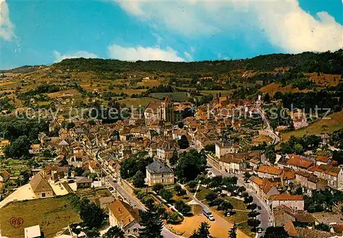 AK / Ansichtskarte Saint Cyprien Dordogne Vue aerienne panoramique Saint Cyprien Dordogne Kat. Saint Cyprien