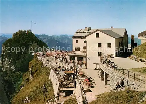 AK / Ansichtskarte Wendelsteinhaus Berghaus Mangfallgebirge Fernsicht Alpen Wendelsteinhaus Kat. Bayrischzell