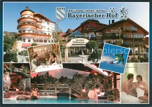 AK / Ansichtskarte Rimbach Bayrischer Wald Wellness Sporthotel Bayerischer Hof Restaurant Hallenbad Skifahren Rimbach Bayrischer Wald Kat. Rimbach