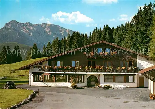 AK / Ansichtskarte Obermeilingen Pfronten Berggasthof Schlossanger Alp Allgaeuer Alpen Obermeilingen Pfronten Kat. Pfronten