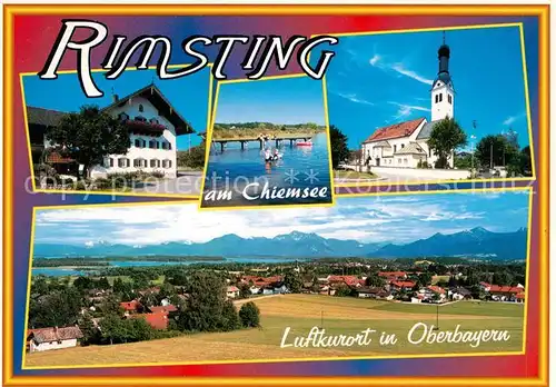AK / Ansichtskarte Rimsting Kirche Panorama Rimsting Kat. Rimsting Chiemsee