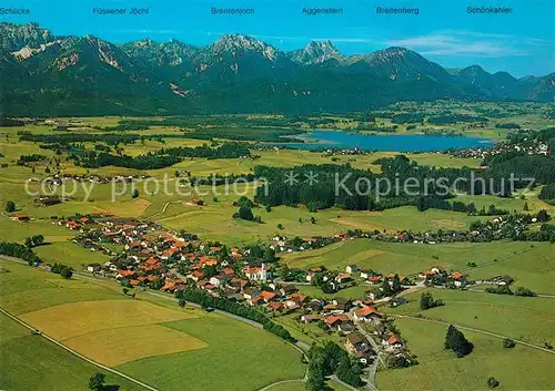 AK / Ansichtskarte Rieden Allgaeu Fliegeraufnahme Rieden Allgaeu Kat. Fuessen