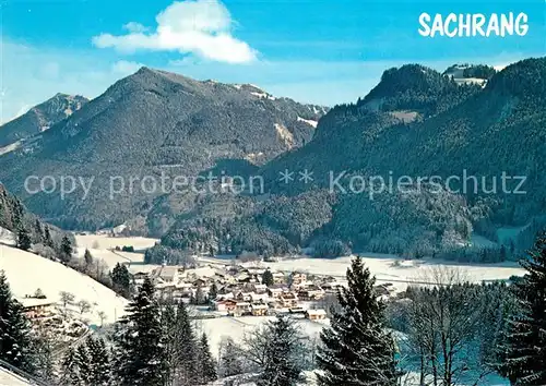 AK / Ansichtskarte Sachrang Chiemgau Winterlandschaft Sachrang Chiemgau Kat. Aschau i.Chiemgau