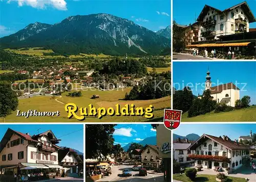 Ruhpolding Kirche Panorama Ruhpolding Kat. Ruhpolding