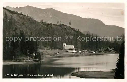 Spitzingsee mit Sonnwendjoch Spitzingsee Kat. Schliersee