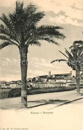 AK / Ansichtskarte Cannes Alpes Maritimes Croisette Cannes Alpes Maritimes Kat. Cannes