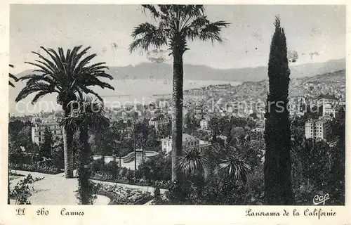 AK / Ansichtskarte Cannes Alpes Maritimes Panorama de la Californie Cannes Alpes Maritimes Kat. Cannes