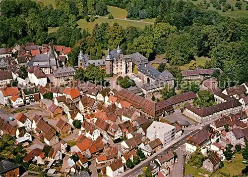 AK / Ansichtskarte Laubach_Hessen Fliegeraufnahme Naturpark Hoher Vogelsberg Laubach Hessen Kat. Laubach_Vogelsberg