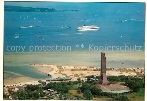 AK / Ansichtskarte Laboe Fliegeraufnahme Marine Ehrenmal  Laboe Kat. Laboe