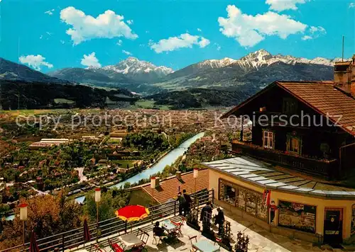 AK / Ansichtskarte Innsbruck Blick von der Hungerburg Serles Nockspitze Innsbruck Kat. Innsbruck