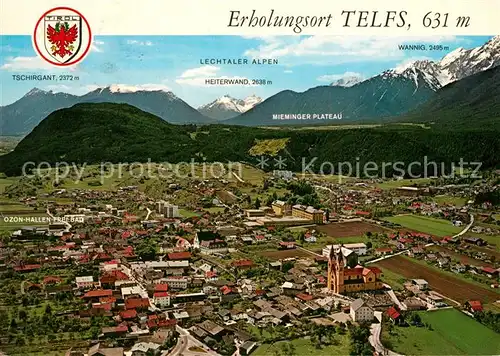 AK / Ansichtskarte Telfs_Tirol Fliegeraufnahme Telfs Tirol