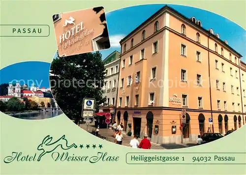 AK / Ansichtskarte Passau Hotel Weisser Hase  Passau Kat. Passau