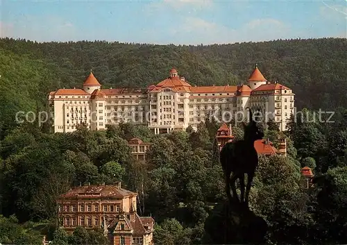 AK / Ansichtskarte Karlovy_Vary Pohled z Jeleniho skoku na Sanatorium Imperial  Karlovy Vary Kat. Karlovy Vary_Karlsbad