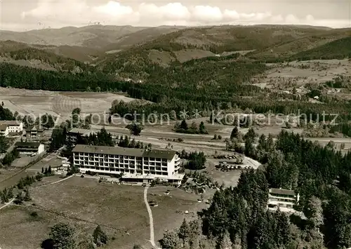 AK / Ansichtskarte Hoechenschwand Fliegeraufnahme Hoehensanatorium Hoechenschwand Kat. Hoechenschwand