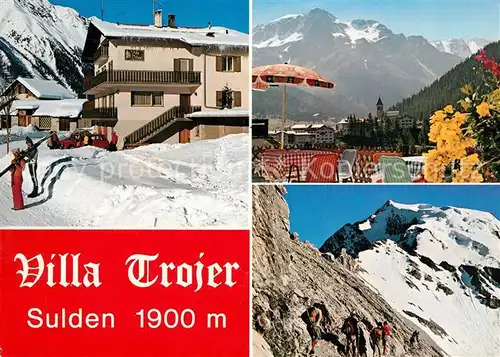 AK / Ansichtskarte Sulden_Ortler Villa Trojer Sulden Ortler Kat. Stilfs