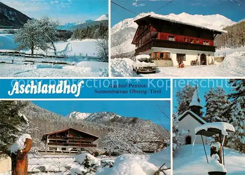 AK / Ansichtskarte Obsteig_Tirol Gasthof Aschlandhof Obsteig Tirol Kat. Obsteig