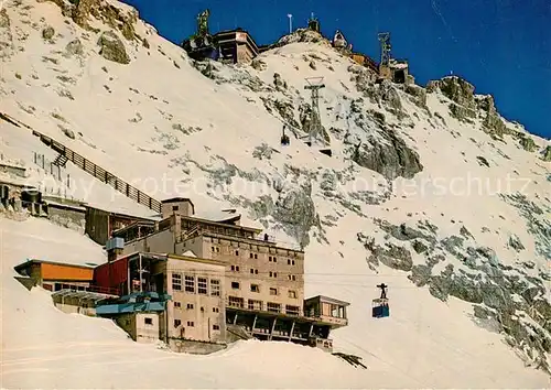 AK / Ansichtskarte Zugspitze Hotel Schneefernerhaus Seilbahn  Zugspitze Kat. Garmisch Partenkirchen