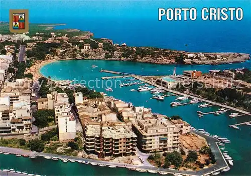 AK / Ansichtskarte Porto_Cristo Fliegeraufnahme Porto Cristo Kat. Mallorca