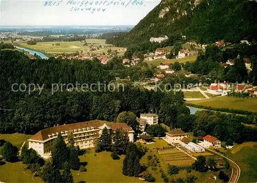 AK / Ansichtskarte Marquartstein Kneippsanatorium Chiemgau Fliegeraufnahme Marquartstein Kat. Marquartstein