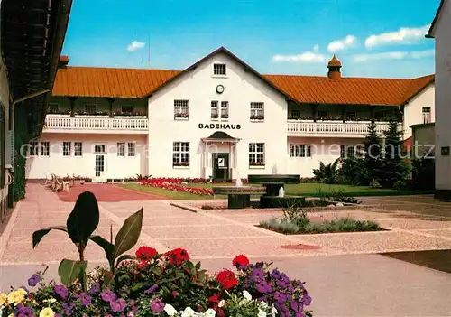 AK / Ansichtskarte Bad_Waldliesborn Badehaus Bad_Waldliesborn Kat. Lippstadt