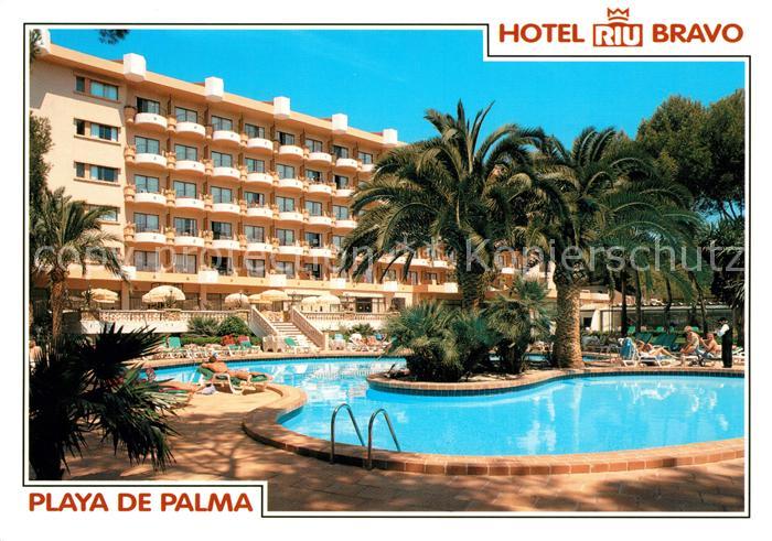 Ak Ansichtskarte Playa De Palma Mallorca Hotel Riu Bravo