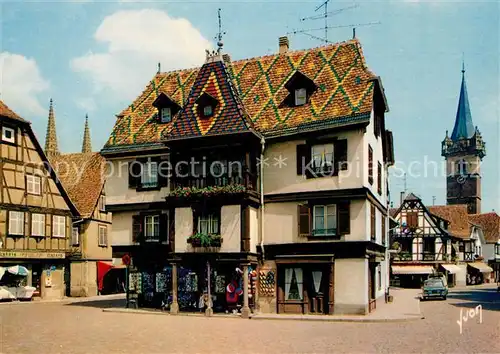 AK / Ansichtskarte Obernai_Bas_Rhin Place de l Etoile Maison pittoresque Collection Couleurs et Lumiere de France Obernai_Bas_Rhin Kat. Obernai