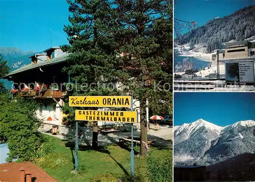 AK / Ansichtskarte Badgastein Kurhaus Orania Bergbahn Alpenpanorama Badgastein Kat. Bad_Gastein