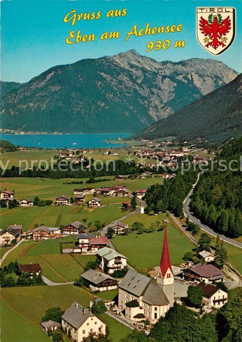 AK / Ansichtskarte Eben_Achensee Alpenpanorama Fliegeraufnahme Eben