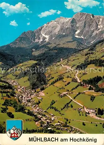 AK / Ansichtskarte Muehlbach_Hochkoenig Sommerfrische Fliegeraufnahme Muehlbach Hochkoenig Kat. Muehlbach am Hochkoenig