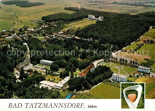 AK / Ansichtskarte Bad_Tatzmannsdorf_Burgenland Heildbad Fliegeraufnahme Bad_Tat Kat. Bad Tatzmannsdorf