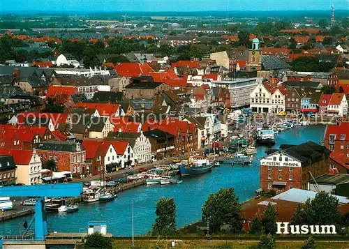 AK / Ansichtskarte Husum_Nordfriesland Binnenhafen Husum Nordfriesland Kat. Husum