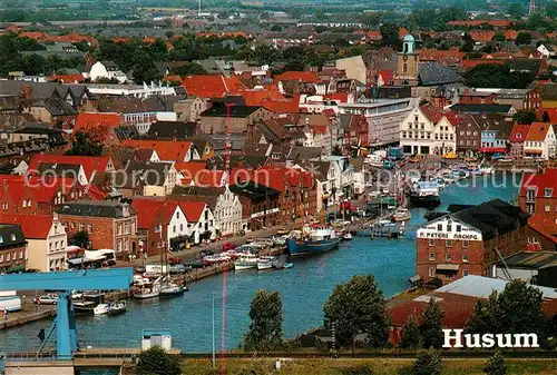 AK / Ansichtskarte Husum_Nordfriesland Binnenhafen Husum Nordfriesland Kat. Husum