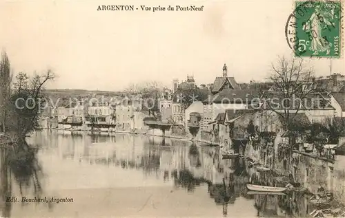 AK / Ansichtskarte Argenton sur Creuse Vue prise du Pont Neuf Argenton sur Creuse Kat. Argenton sur Creuse