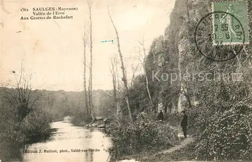 AK / Ansichtskarte Saulges Vallee de lErve Aux Grottes de Rochefort Saulges Kat. Saulges