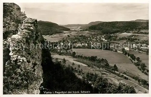 AK / Ansichtskarte Vorra_Pegnitz Panorama Vorra Pegnitz Kat. Vorra