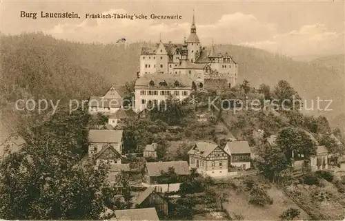 AK / Ansichtskarte Lauenstein_Erzgebirge Burg Lauenstein Lauenstein Erzgebirge Kat. Geising