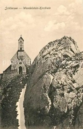 AK / Ansichtskarte Schliersee Wendelstein Kirchlein Schliersee Kat. Schliersee