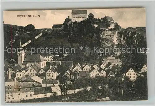 AK / Ansichtskarte Pottenstein_Oberfranken Schloss Pottenstein Oberfranken Kat. Pottenstein