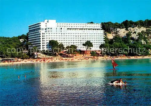 AK / Ansichtskarte Cala_Galdana Menorca Hotel am Strand Cala Galdana Kat. Menorca