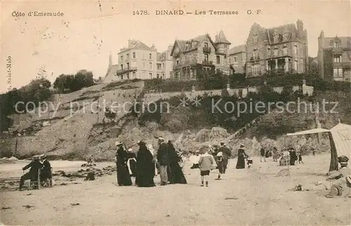 AK / Ansichtskarte Dinard_Ille_et_Vilaine_Bretagne Les Terrasses Dinard_Ille Kat. Dinard