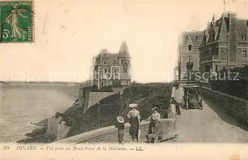 AK / Ansichtskarte Dinard_Ille_et_Vilaine_Bretagne Vue prise au Rond Point de la Malouine Dinard_Ille Kat. Dinard