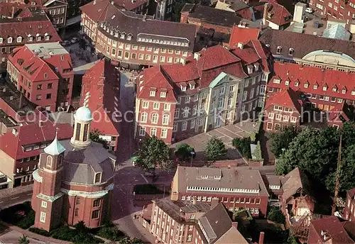 AK / Ansichtskarte Muenster_Westfalen Fliegeraufnahme Erbdrostenhof  Muenster Westfalen Kat. Muenster