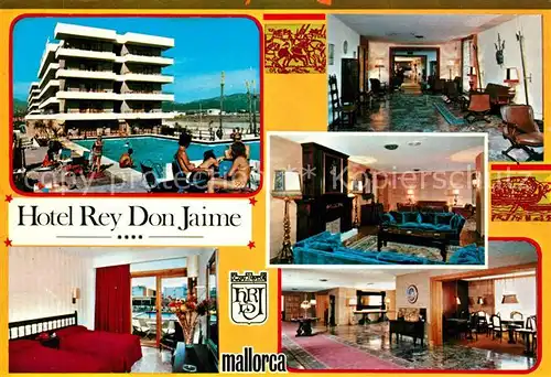 AK / Ansichtskarte Santa_Ponsa_Mallorca_Islas_Baleares Hotel Rey Don Jaime Pool Santa_Ponsa Kat. Calvia